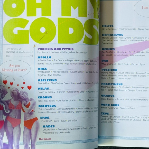 Mythlopedia Oh My Gods Scholastic Greek Mythology Paperback Book - Picture 5 of 14